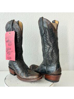 Rod Patrick Womens Brown Cowboy Boots Size 8AA Western Cowgirl French Toe Tall